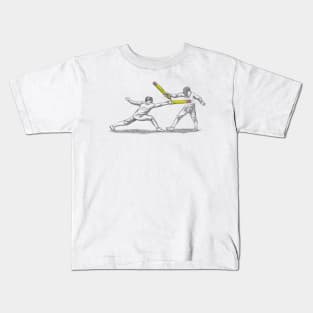 Parry, Thrust, Pencil, Erase Kids T-Shirt